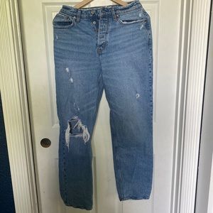 Abercrombie & Fitch The Dad High Rise - Curve love jeans